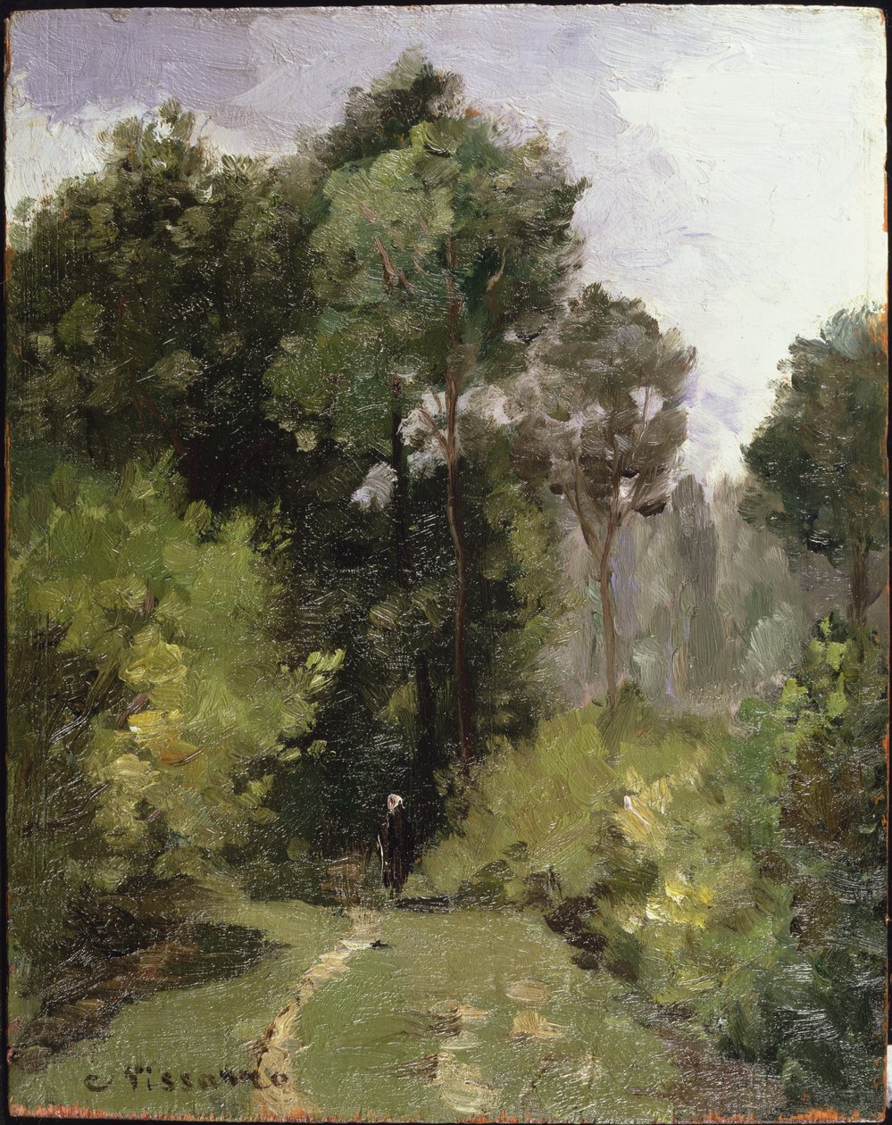 Unter den Bäumen, 1864 von Camille Jacob Pissarro