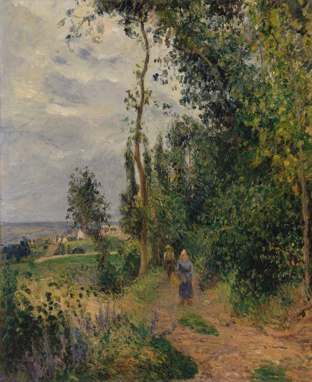 Côte des Grouettes, bei Pontoise, wahrscheinlich 1878 von Camille Jacob Pissarro