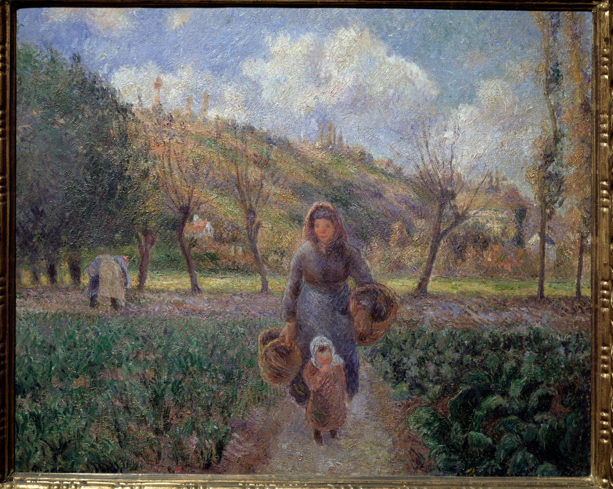 Im Gemüsegarten von Camille Jacob Pissarro