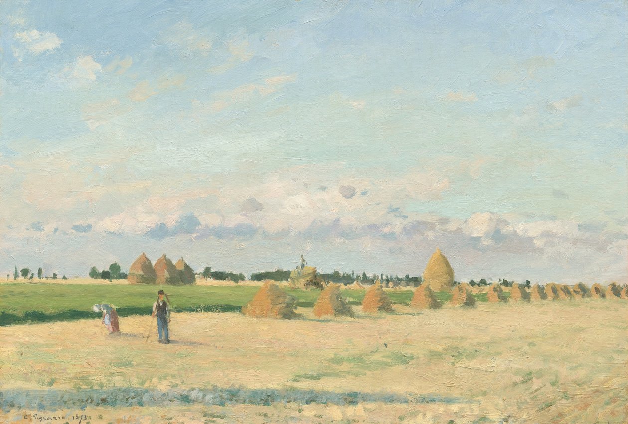 Landschaft, Île-de-France von Camille Pissarro