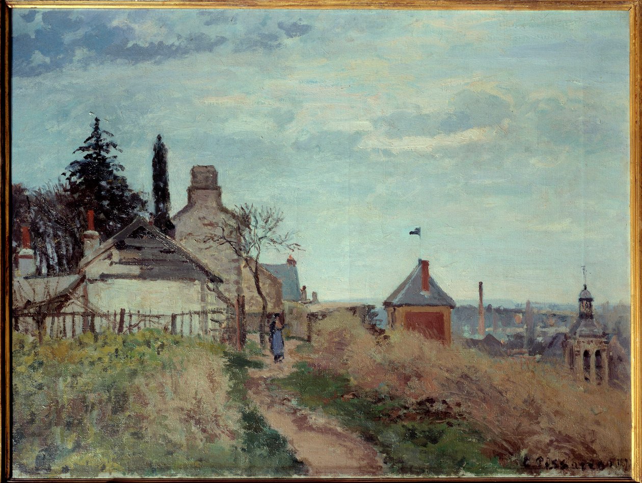 Das Justizpalast in Pontoise von Camille Jacob Pissarro