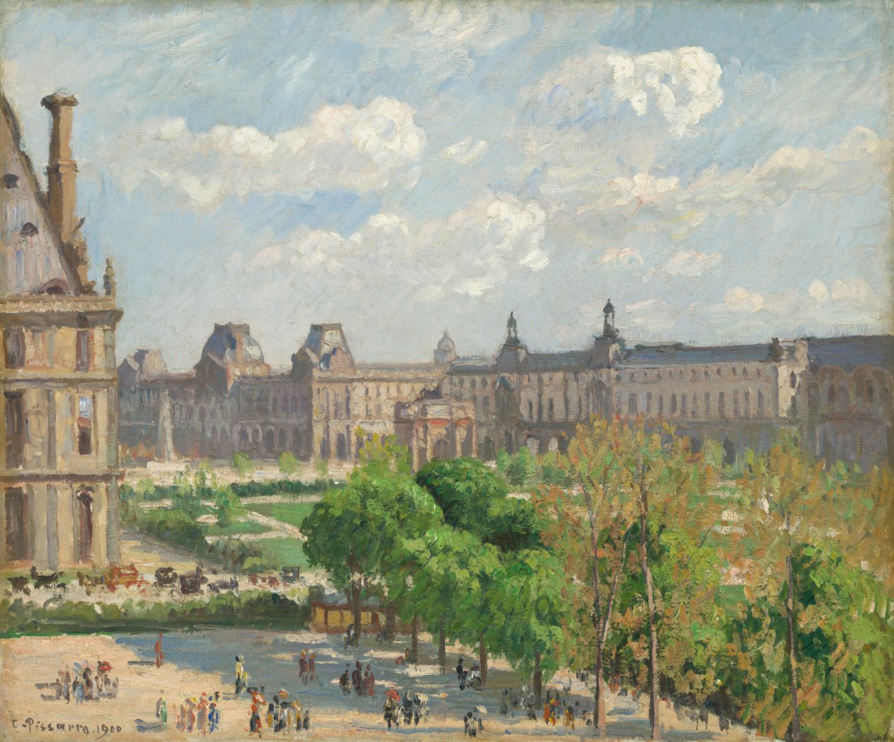 Place du Carrousel, Paris, 1900 von Camille Pissarro