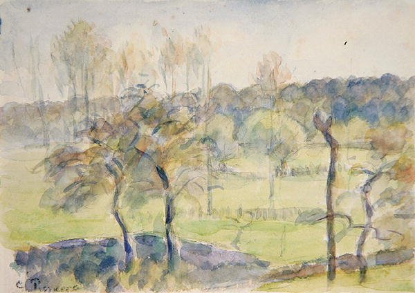 Frühling von Camille Pissarro