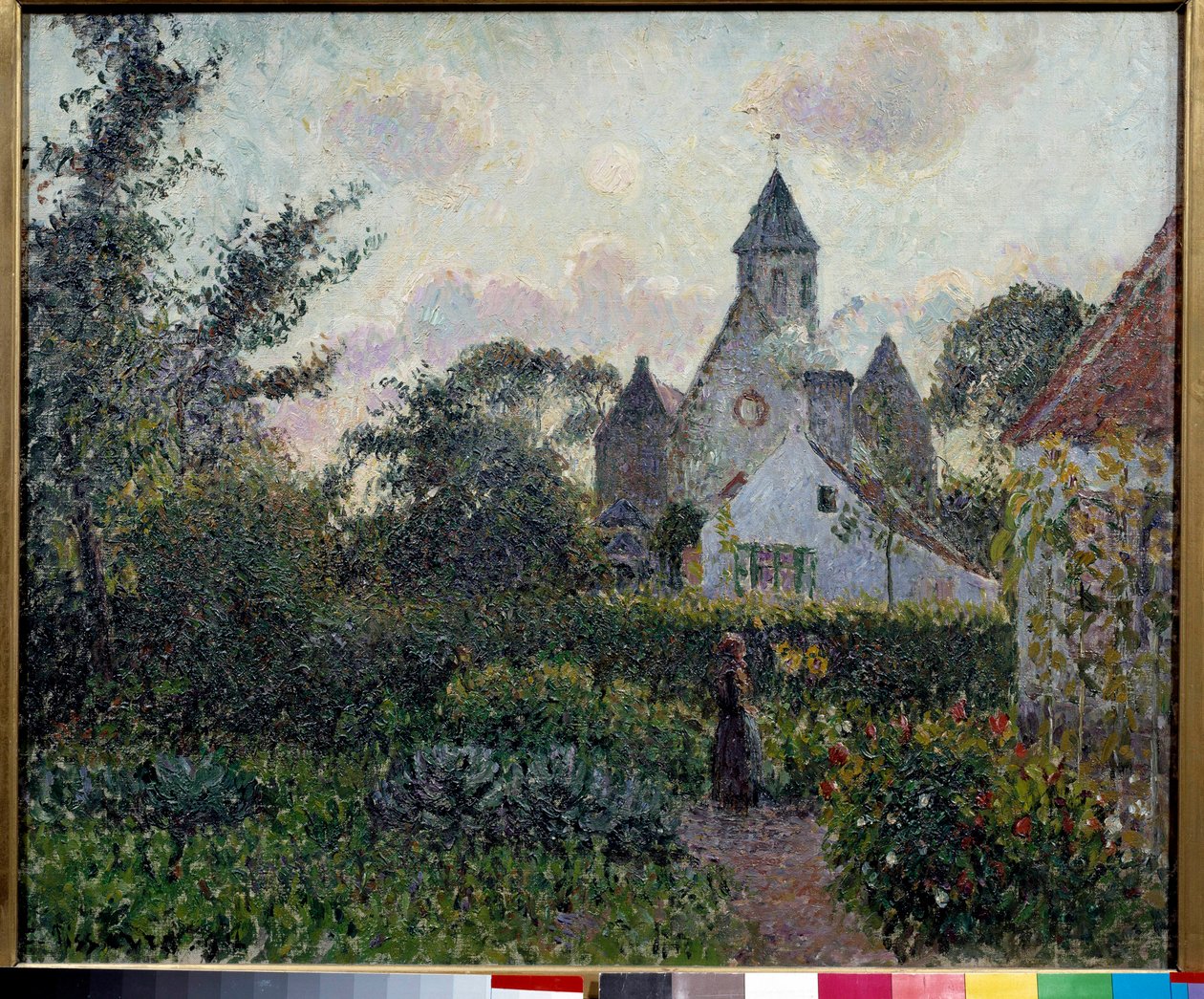 Die Kirche von Knocke in Belgien von Camille Jacob Pissarro
