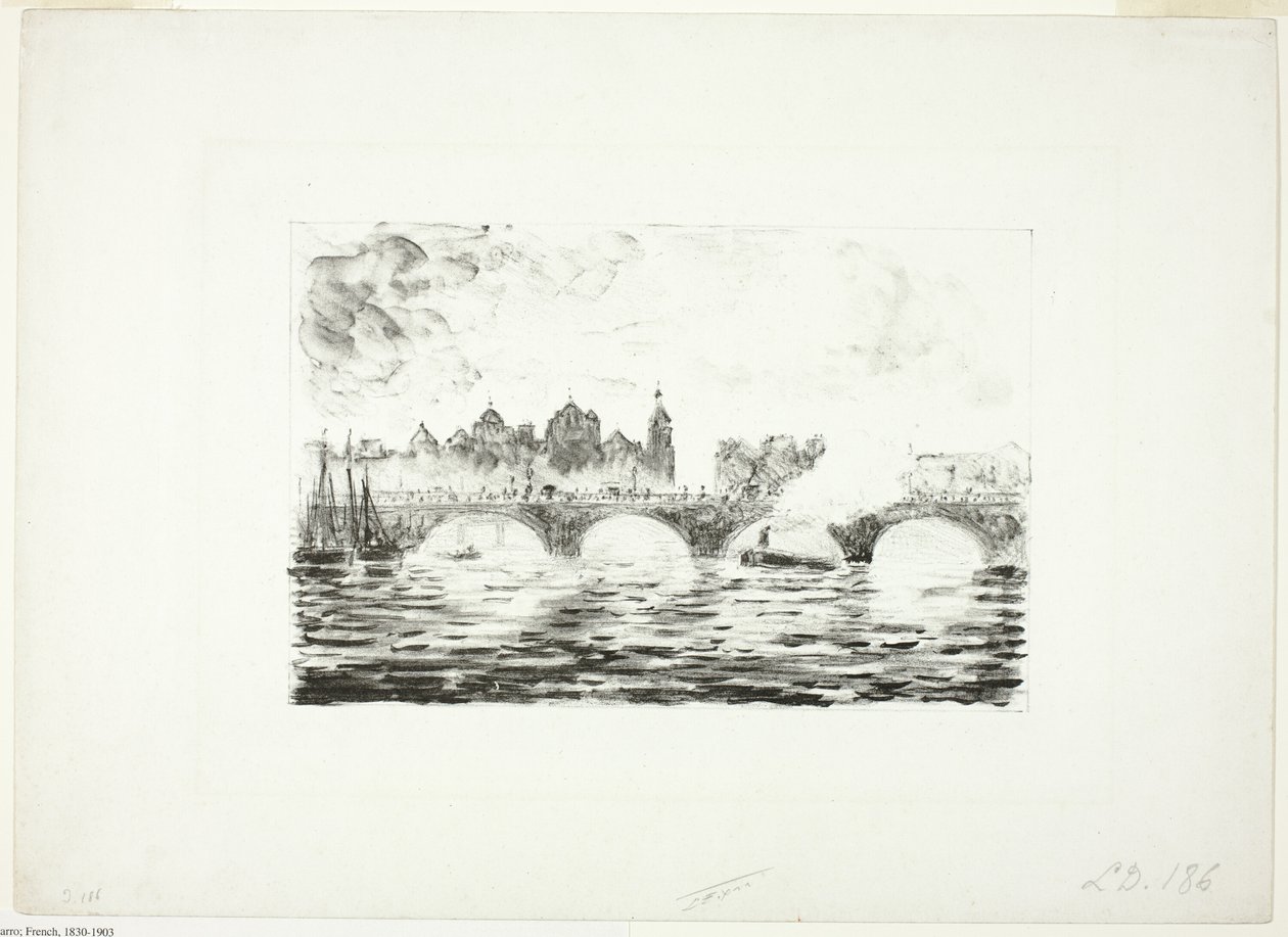 Das Parlament, London von Camille Pissarro