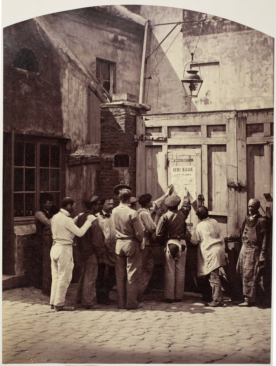 Die Tagesordnung, Mai 1859 von Camille Silvy