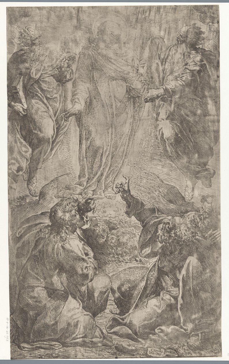 Verklärung Christi auf dem Berg Tabor von Camillo Procaccini