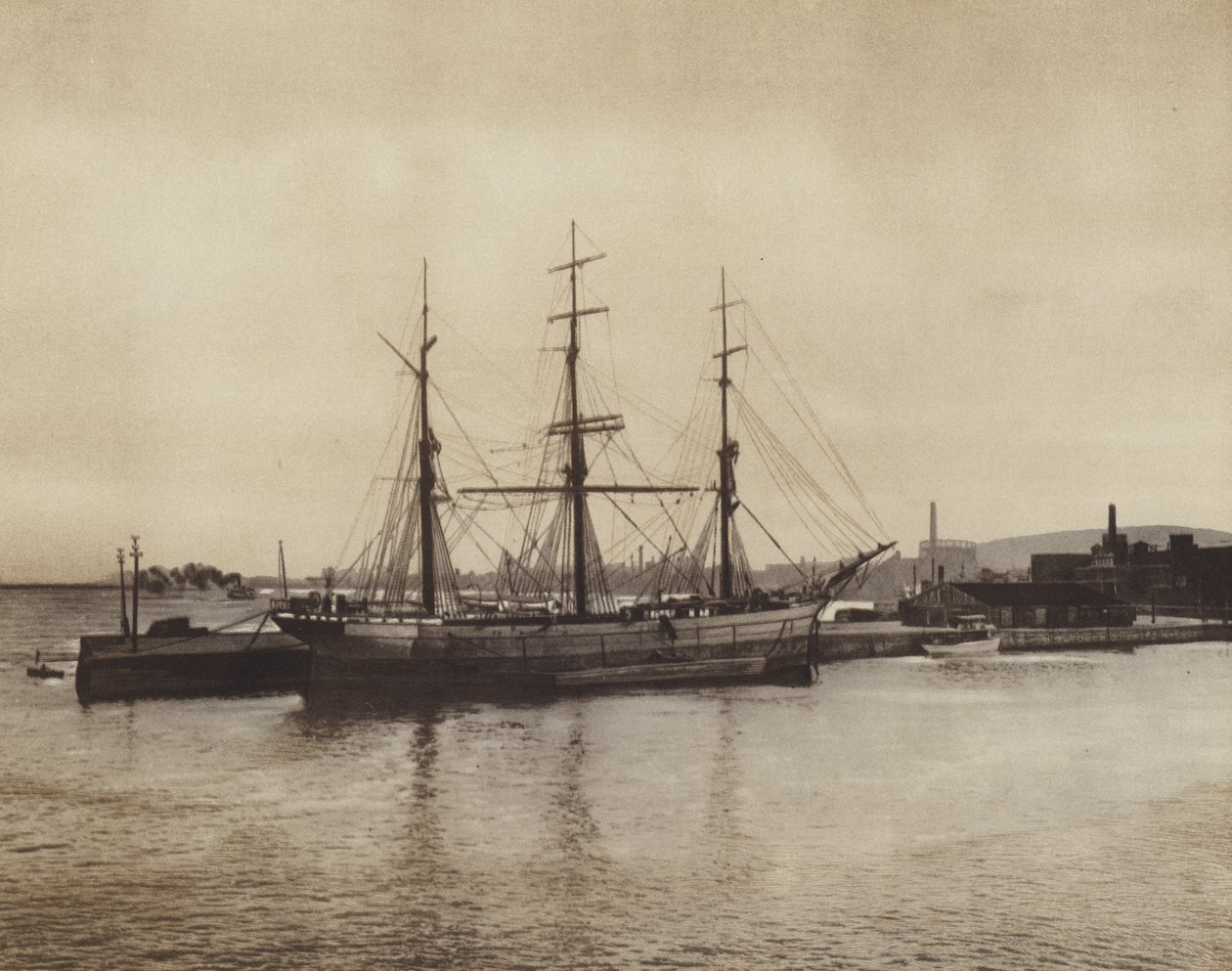 Der Hafen von Hochelaga, alter Schoner noch im Einsatz von Canadian Photographer