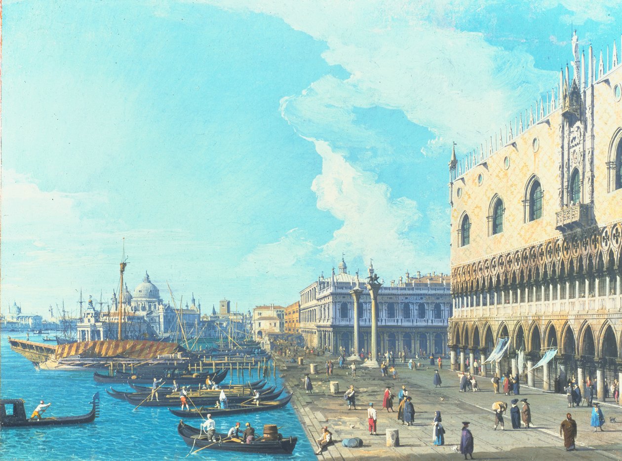 Blick auf Venedig mit der Salute, ca. 1735 von Giovanni Antonio Canal