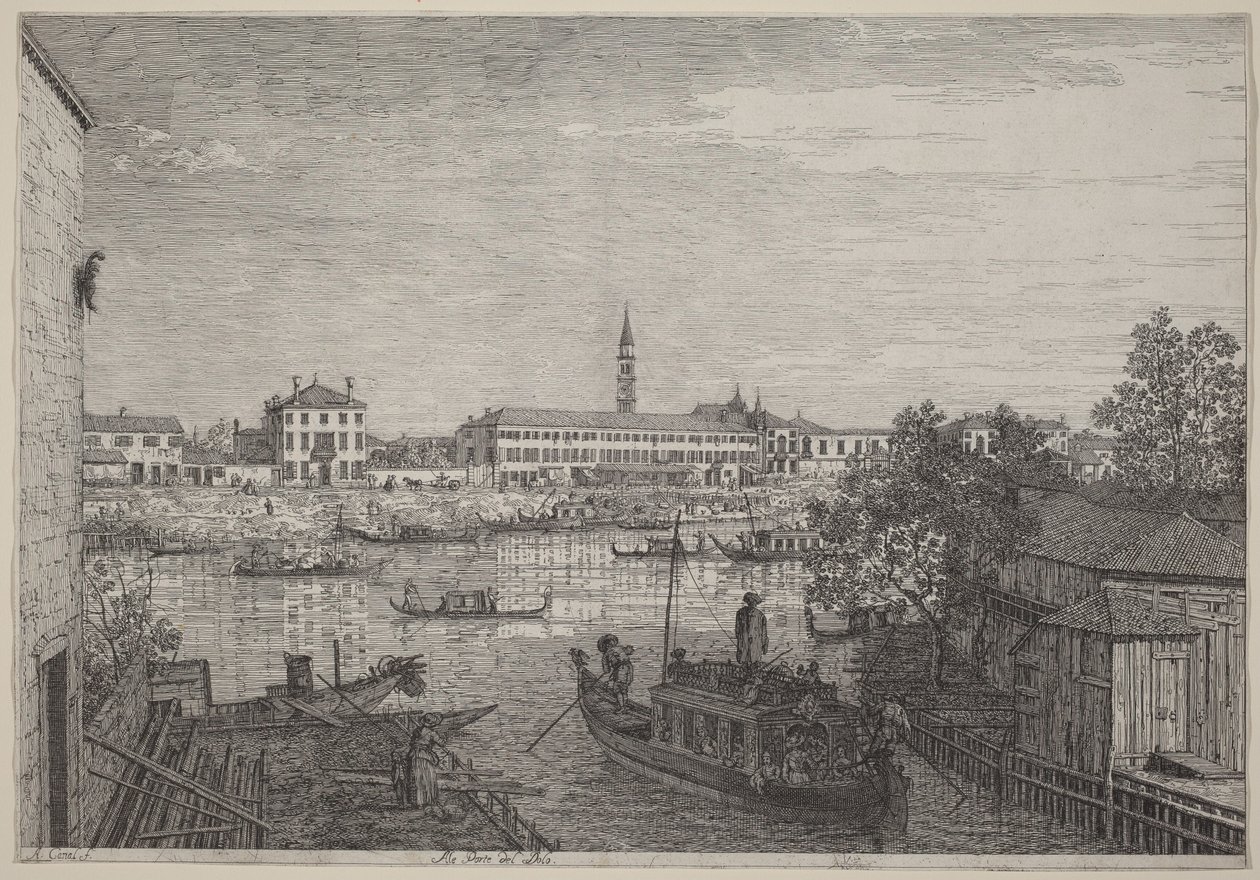 Ale Porte del Dolo von Canaletto