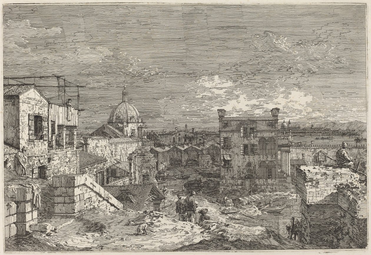 Imaginäre Ansicht von Venedig, 1741 von Canaletto