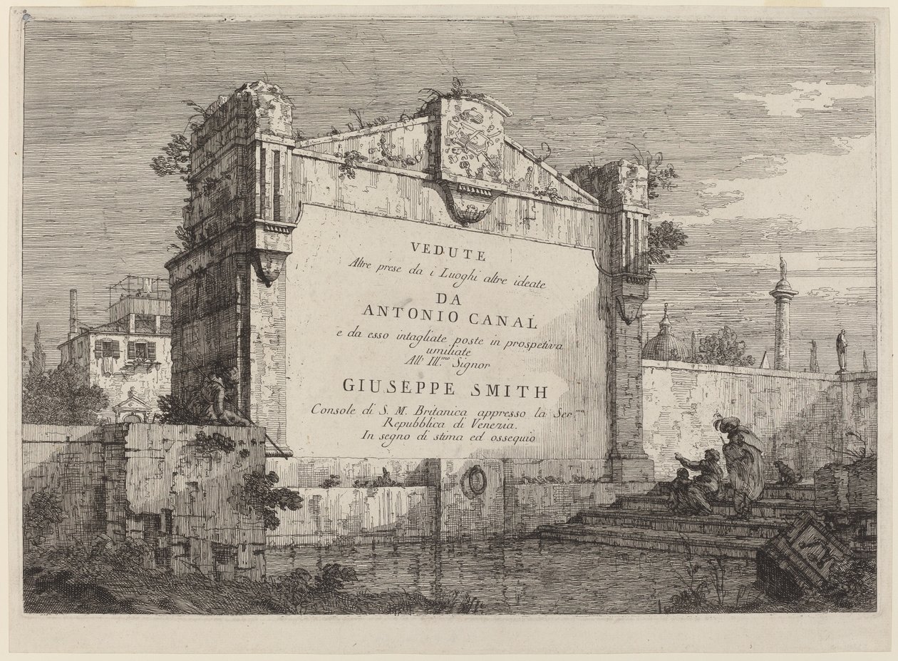 Titelblatt, ca. 1735-1746 von Canaletto