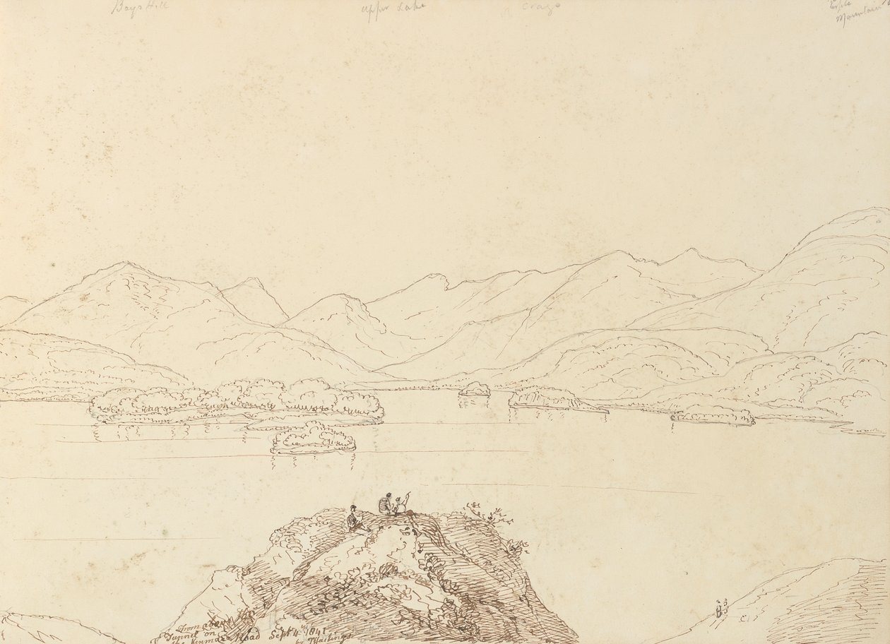 Von oberhalb des Tunnels auf der Kenmare Road, 4. September 1841 von Capt. Thomas Hastings