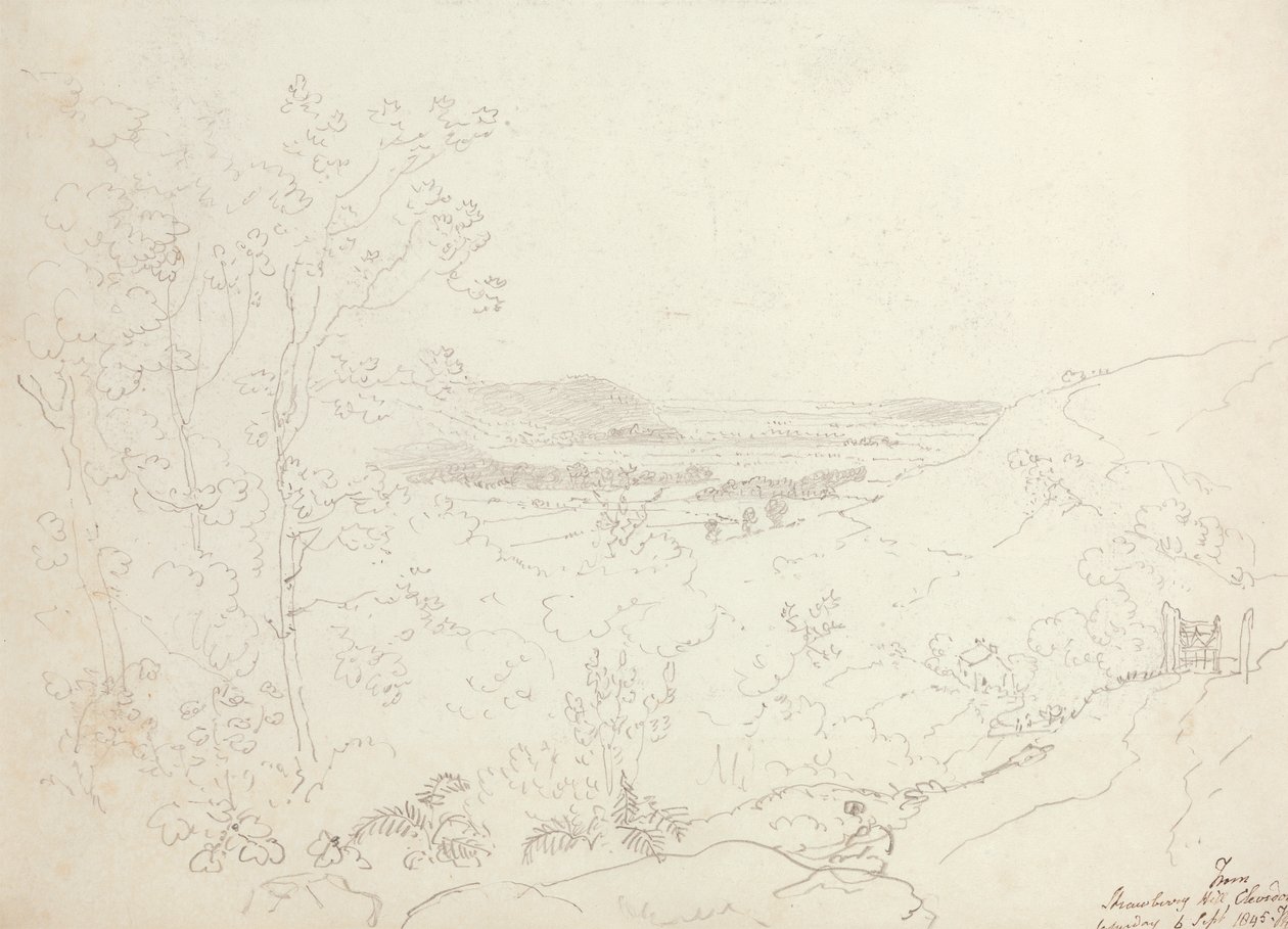 Von Strawberry Hill, Clevedon, Samstag, 6. September 1845 von Capt. Thomas Hastings