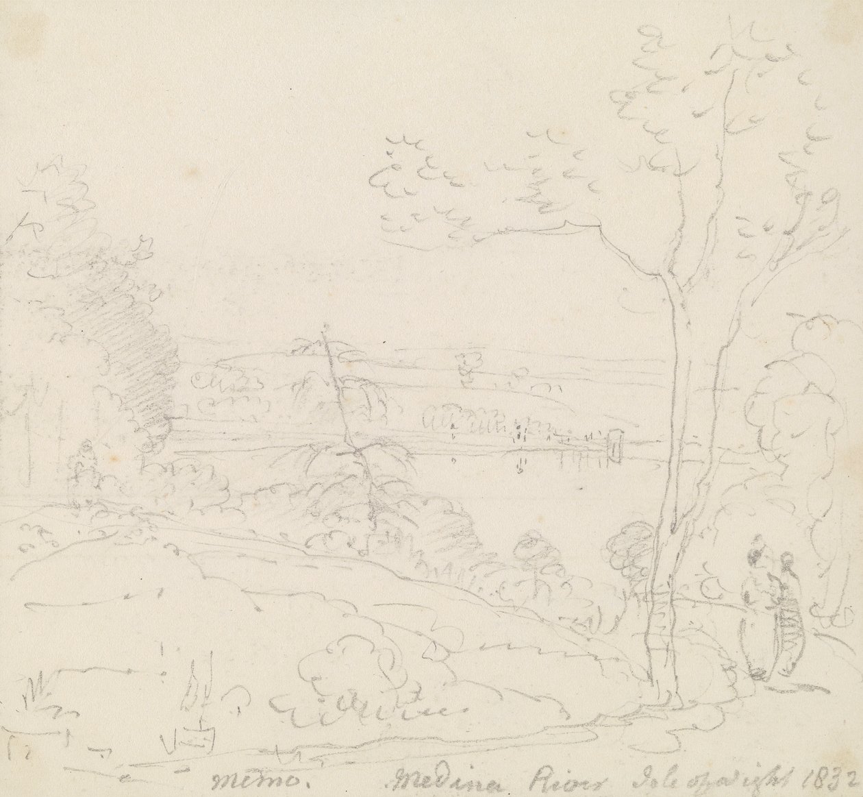Memo des Medina-Flusses, Isle of Wight von Capt. Thomas Hastings