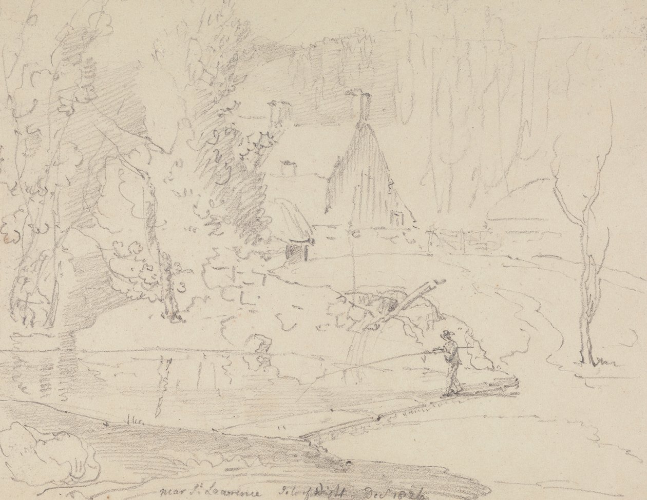 In der Nähe von Saint Lawrence, Isle of Wight, Dezember 1826 von Capt. Thomas Hastings