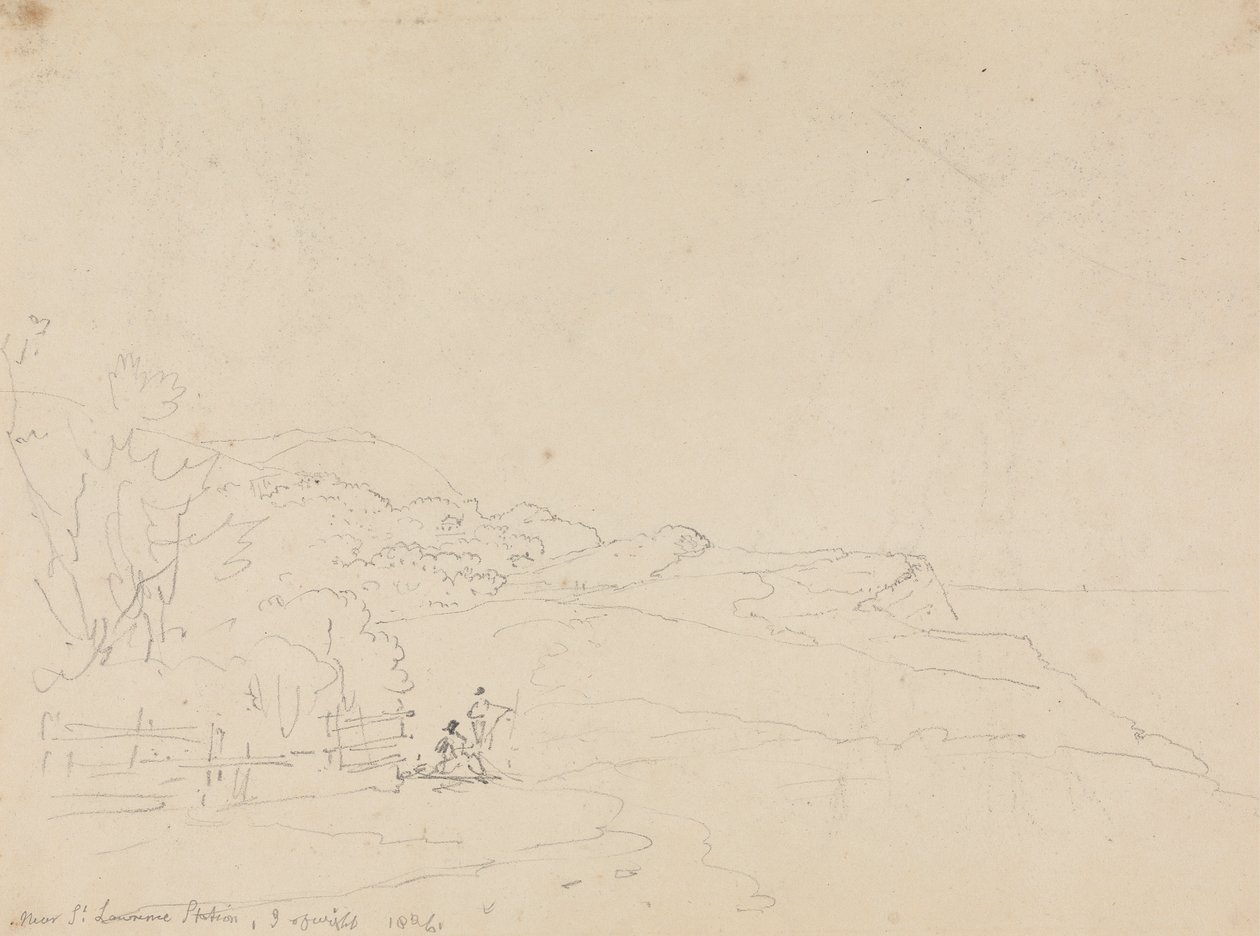 In der Nähe der Saint Lawrence Station, Isle of Wight von Capt. Thomas Hastings