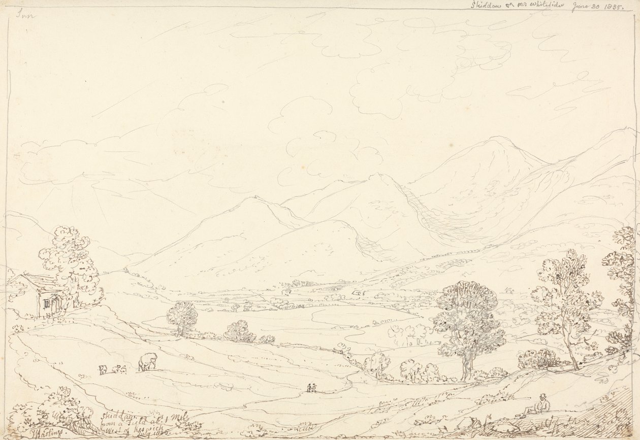 Skiddaw bei Mr. Whiteside, 30. Juni 1835 von Capt. Thomas Hastings