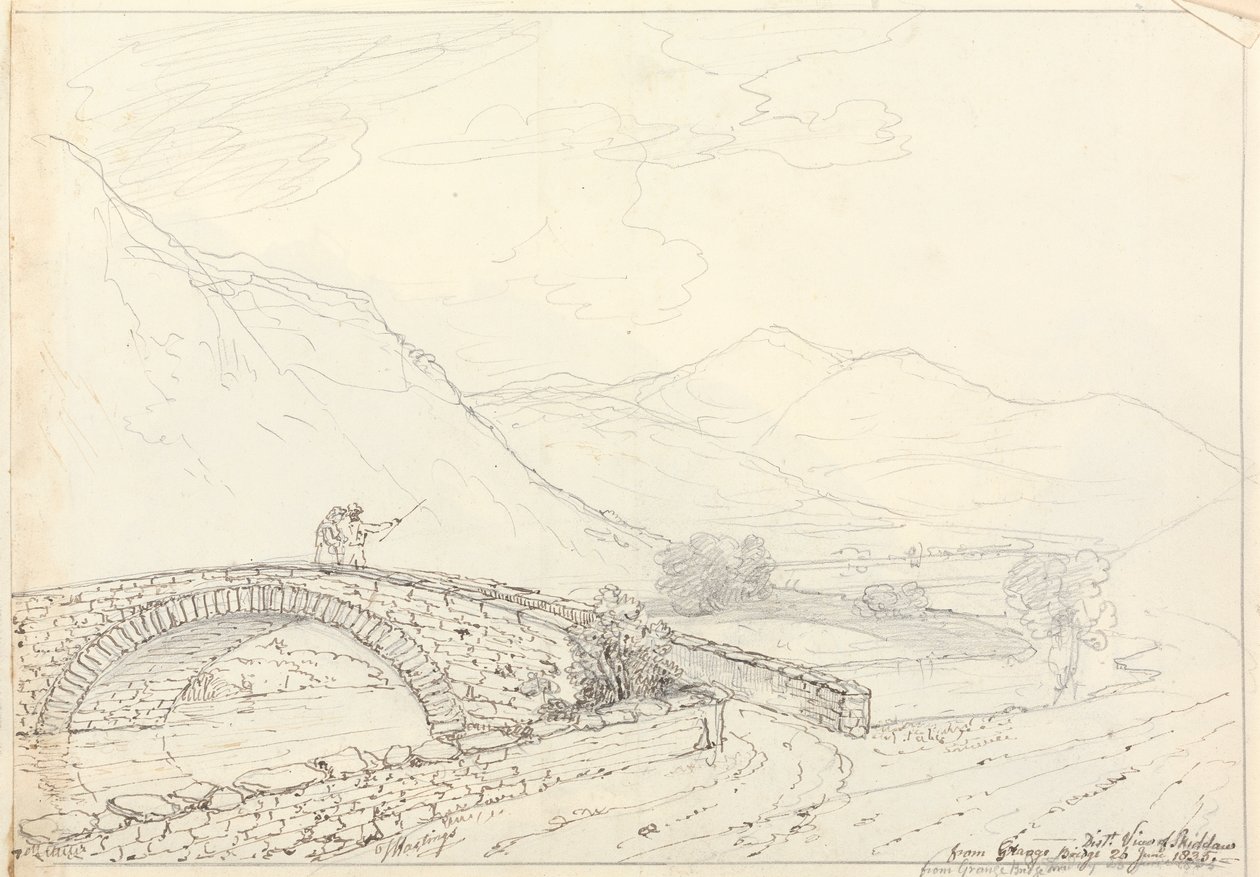 Der Bowder Stone, Jaws of Borrowdale, Samstag, 27. Juni 1835 von Capt. Thomas Hastings