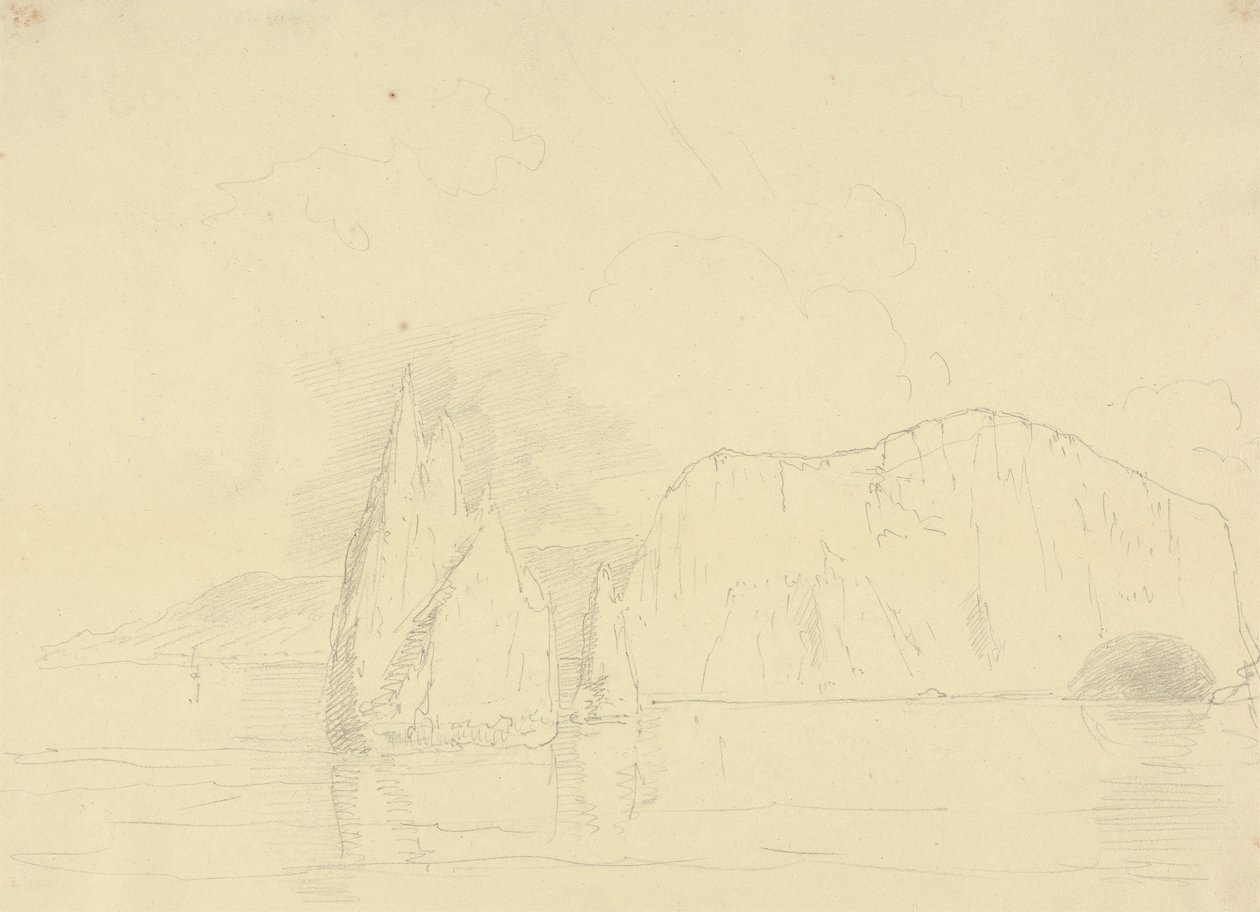 Die Nadeln und Freshwater-Klippen, Isle of Wight von Capt. Thomas Hastings