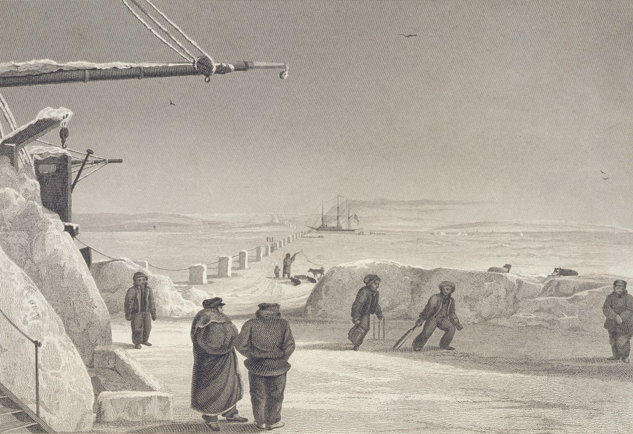 Situation der H.M. Schiffe Fury und Hecla bei Igloolik, 1822-23, aus 