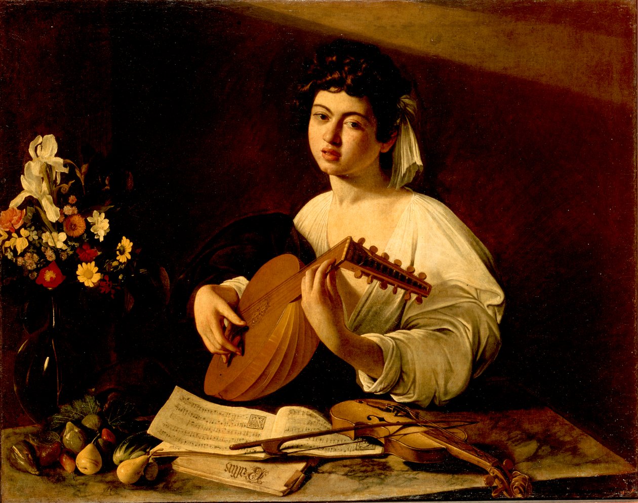 Der Lautenspieler von Michelangelo Merisi Caravaggio