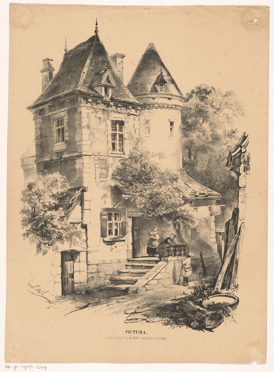 Dienstboteneingang eines Schlosses oder Wohnhauses von Carel Christiaan Antony Last