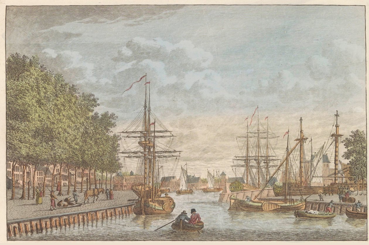 Haven van Middelburg, ca. 1790 von Carel Frederik Bendorp (I)
