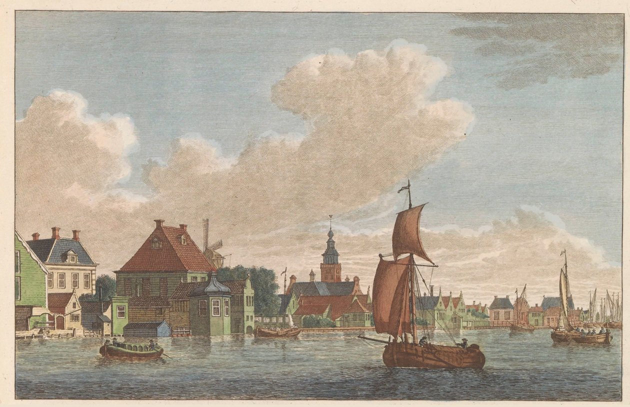 Westzaandam, ca. 1790 von Carel Frederik Bendorp (I)