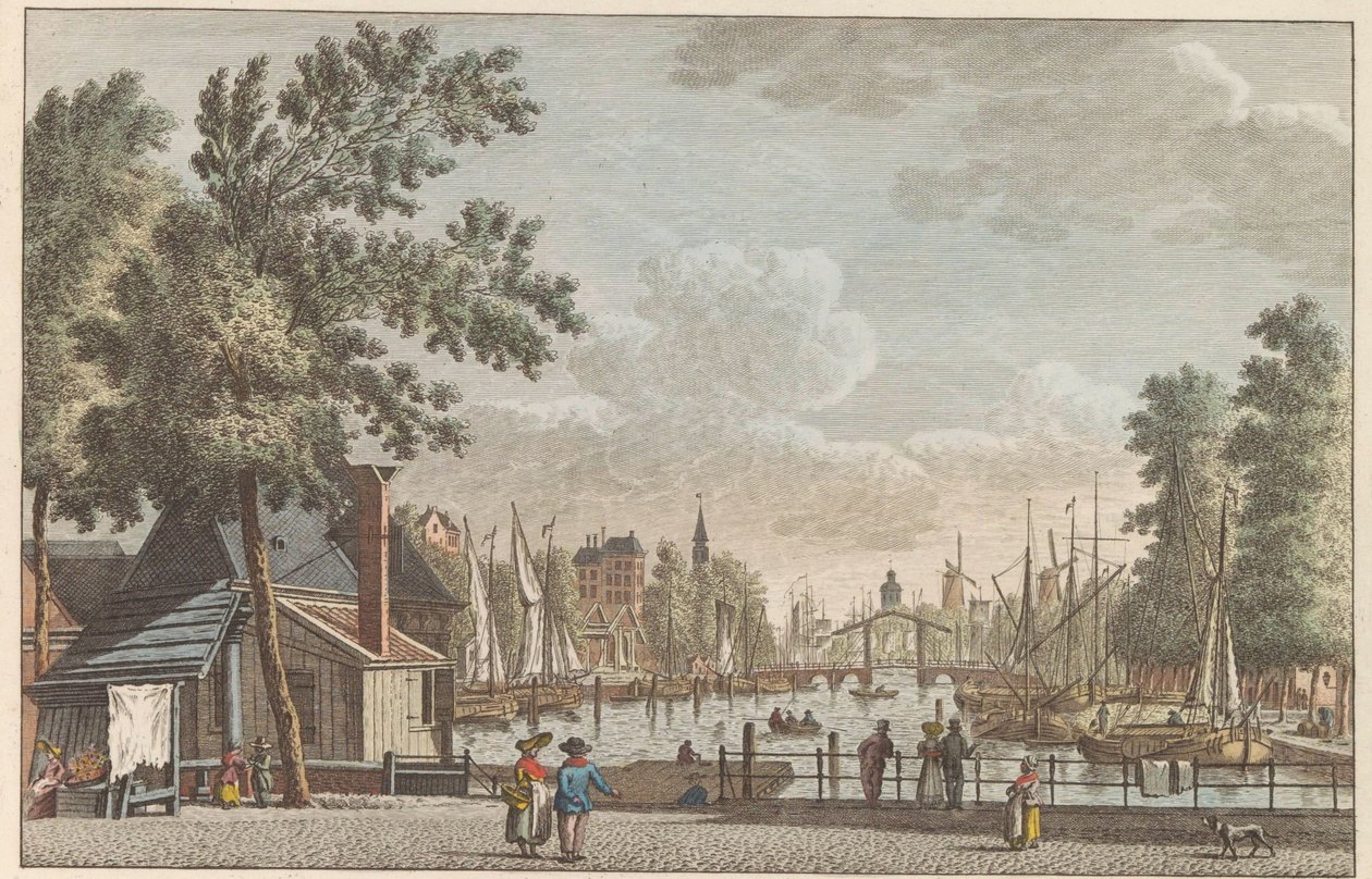 Leuvehaven in Rotterdam, ca. 1790