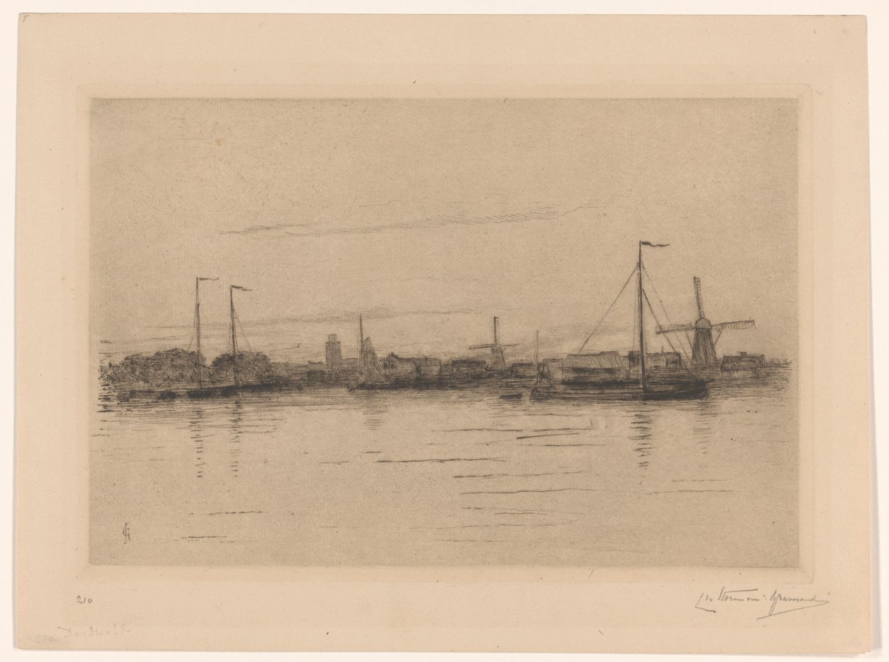 Ansicht von Dordrecht von Carel Nicolaas Storm van 