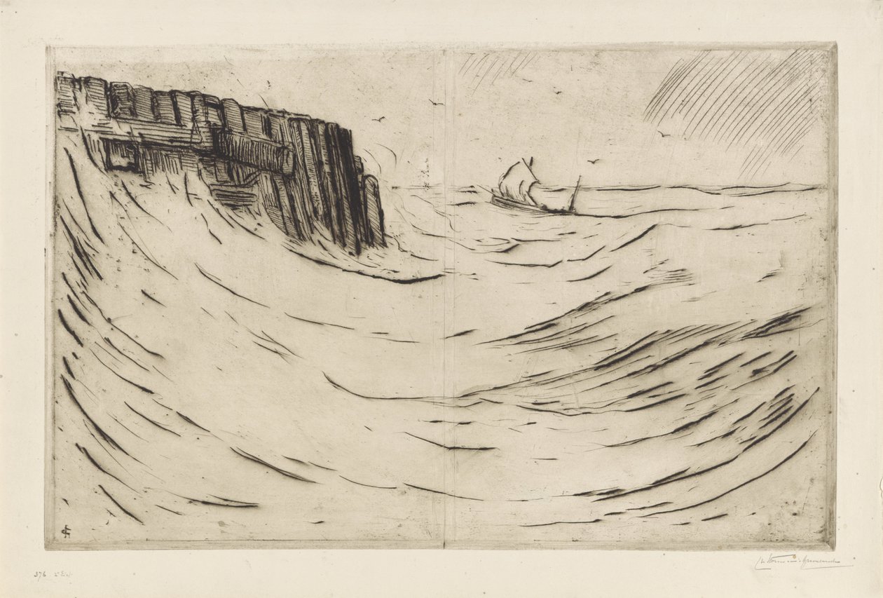 Hafenkopf in Vlissingen von Carel Nicolaas Storm van 