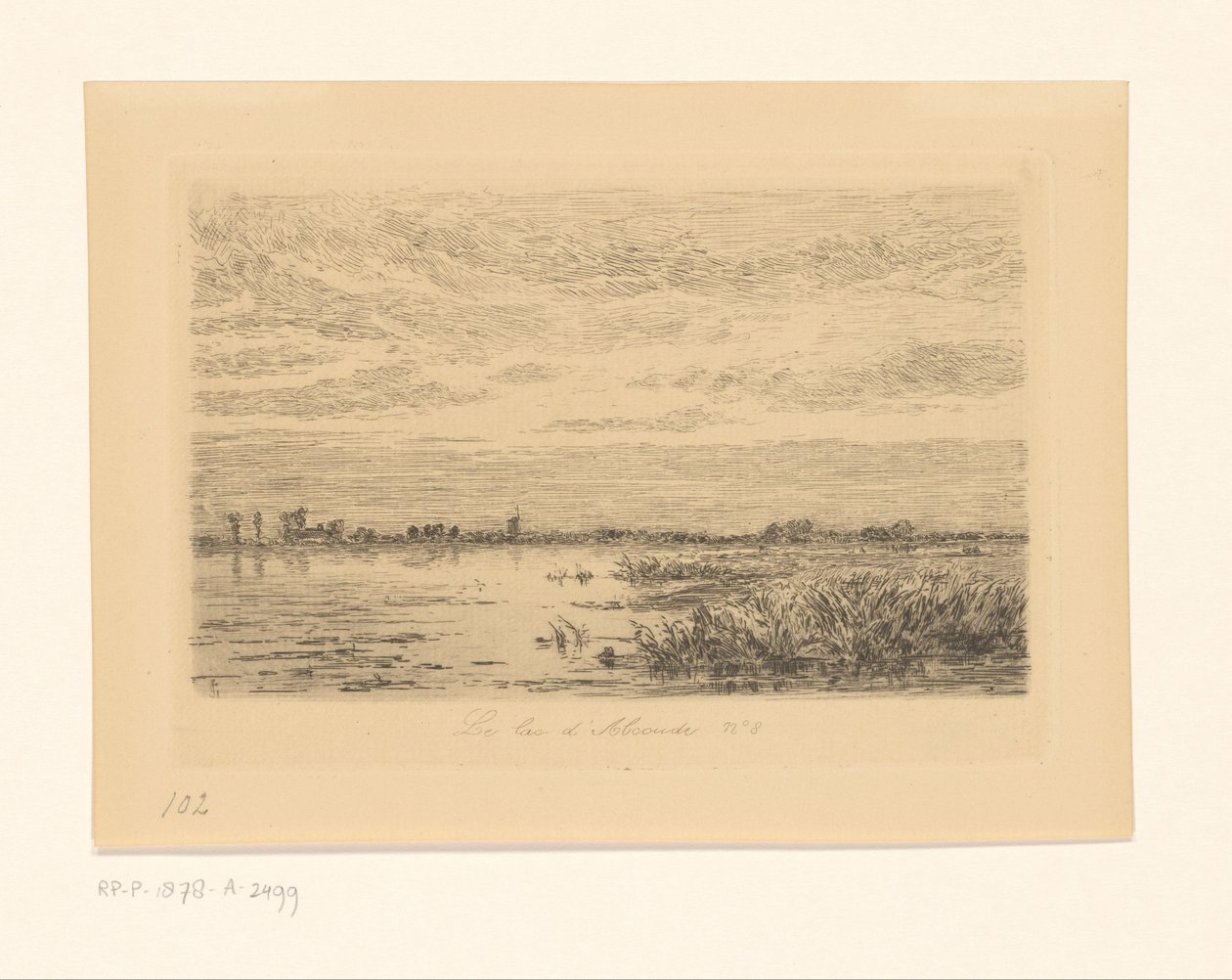 Der See von Abconde von Carel Nicolaas Storm van 