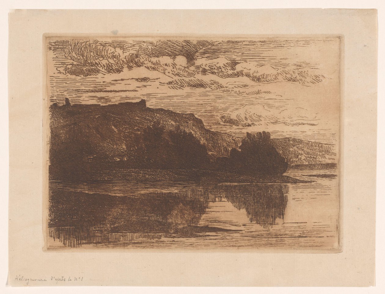 Ruinen von Schloss Poilvache von Carel Nicolaas Storm van 