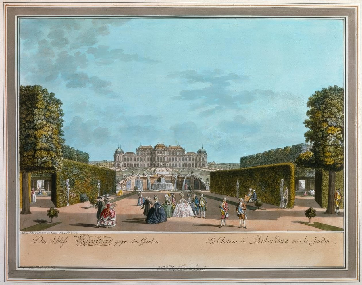 Wien, Oberes Belvedere von Carl Schütz