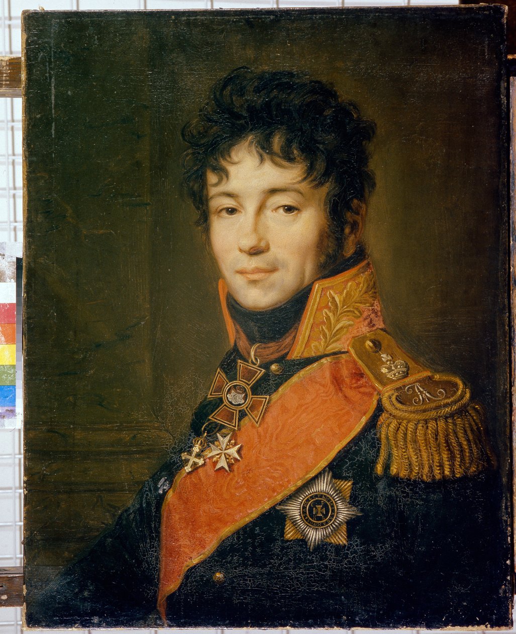 Porträt von Graf Evgraf Fedotovich Komarovsky von Carl Christian Vogel von Vogelstein