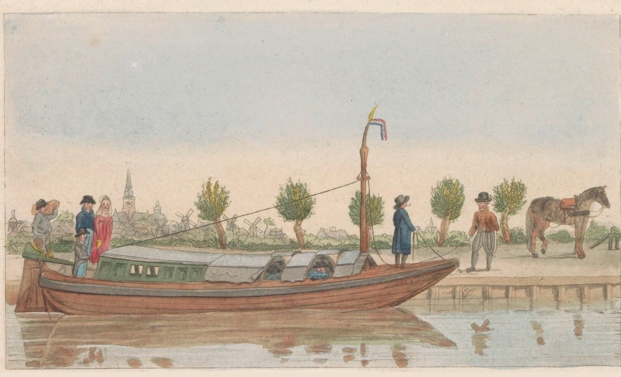 Trekschuit, 1824 von Carl Cristiaan Fuchs