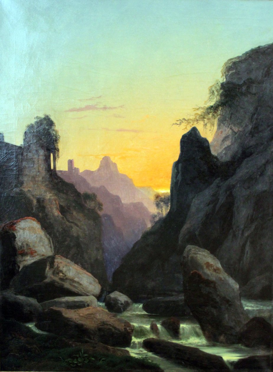 Schönau bei Teplitz (Klamm bei Schönau) von Carl Gustav Carus