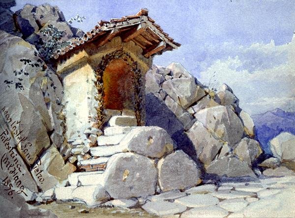 Madonnaletta bei Castel San Pietro, Palestrina, Sabiner Berge von Carl Haag