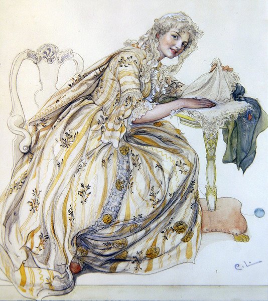 Weihnachtsdekoration von Carl Larsson