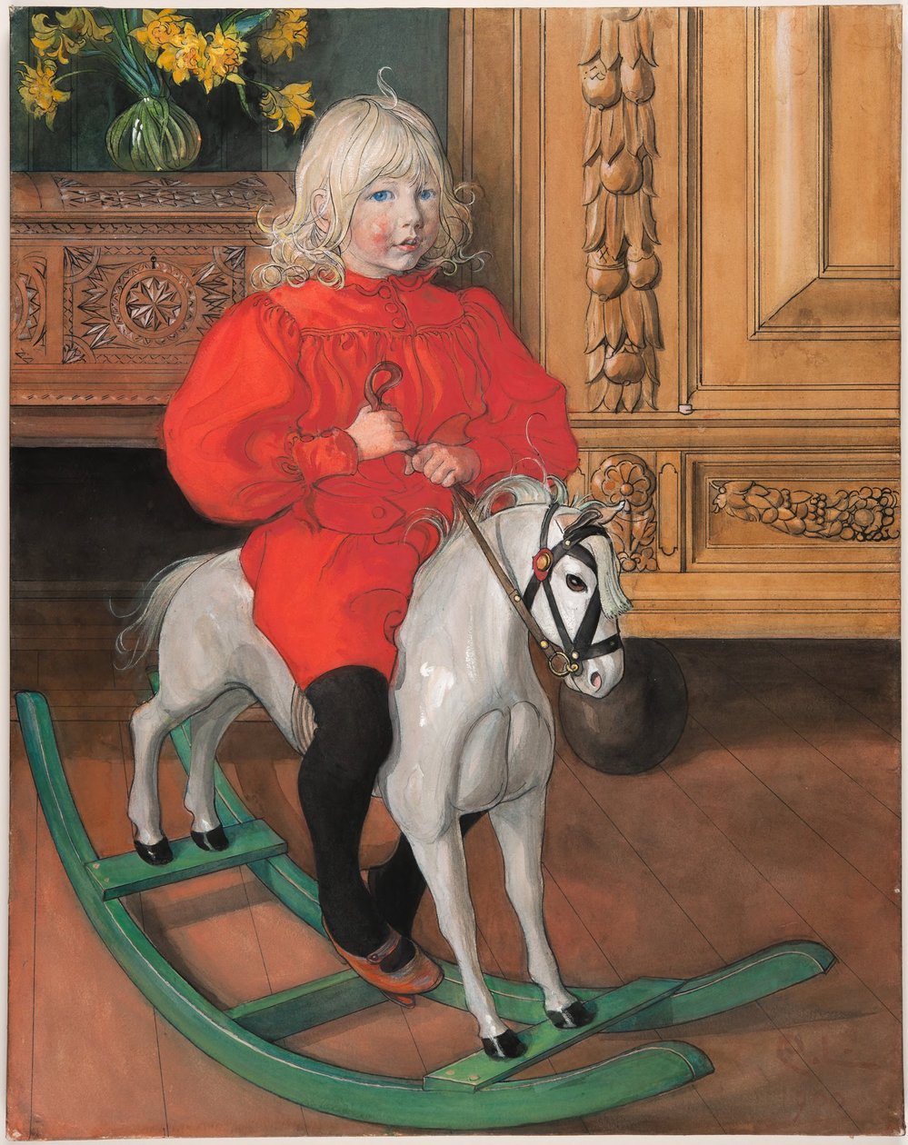 „Murre“. Porträt von Casimir Laurin von Carl Larsson