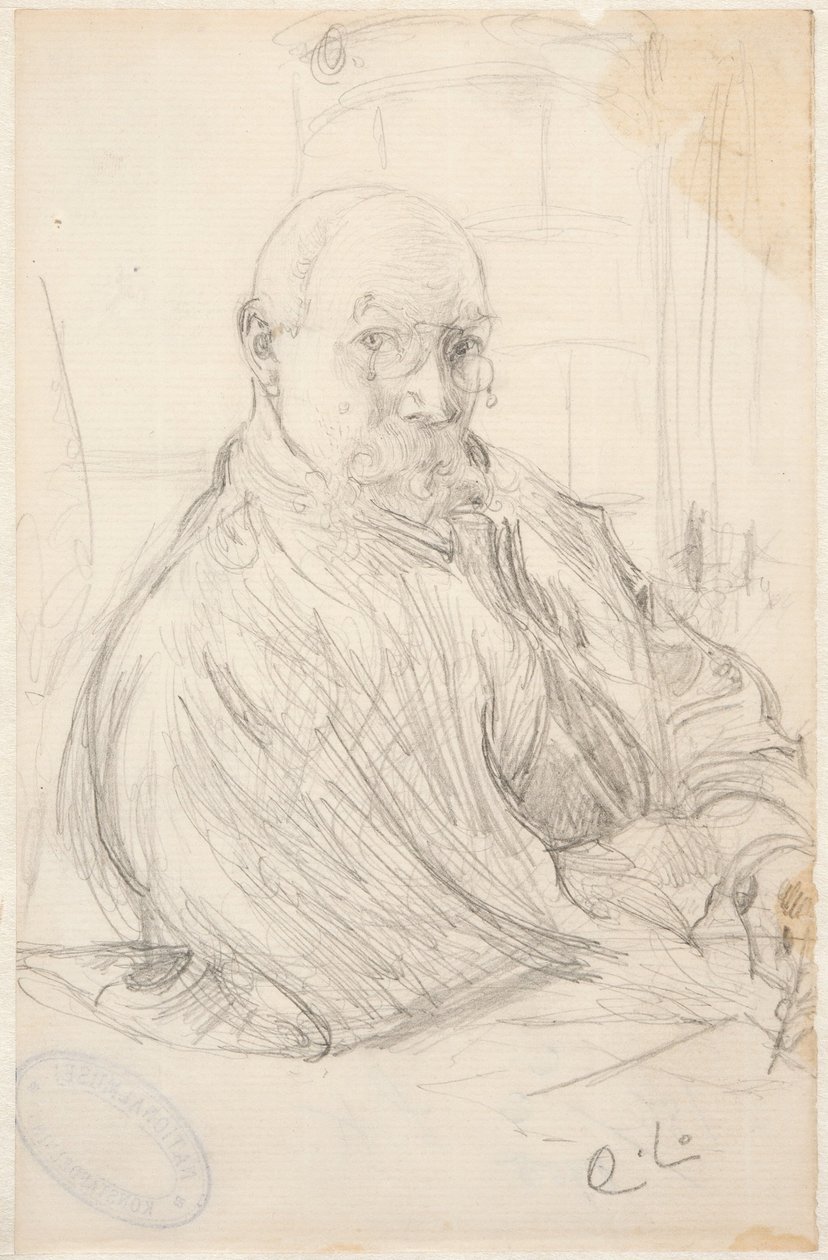Selbstporträt von Carl Larsson