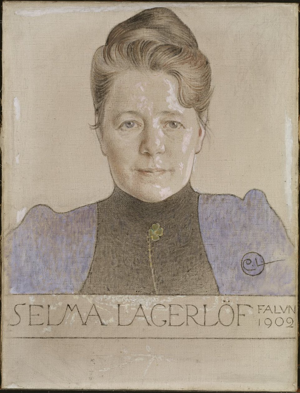 Die Autorin Selma Lagerlöf von Carl Larsson
