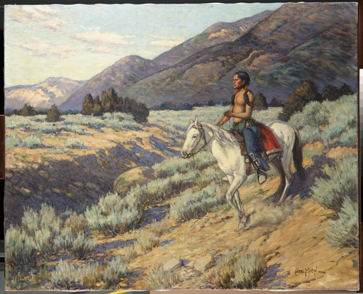 Scout, Taos Valley, New Mexico von Carl Moon