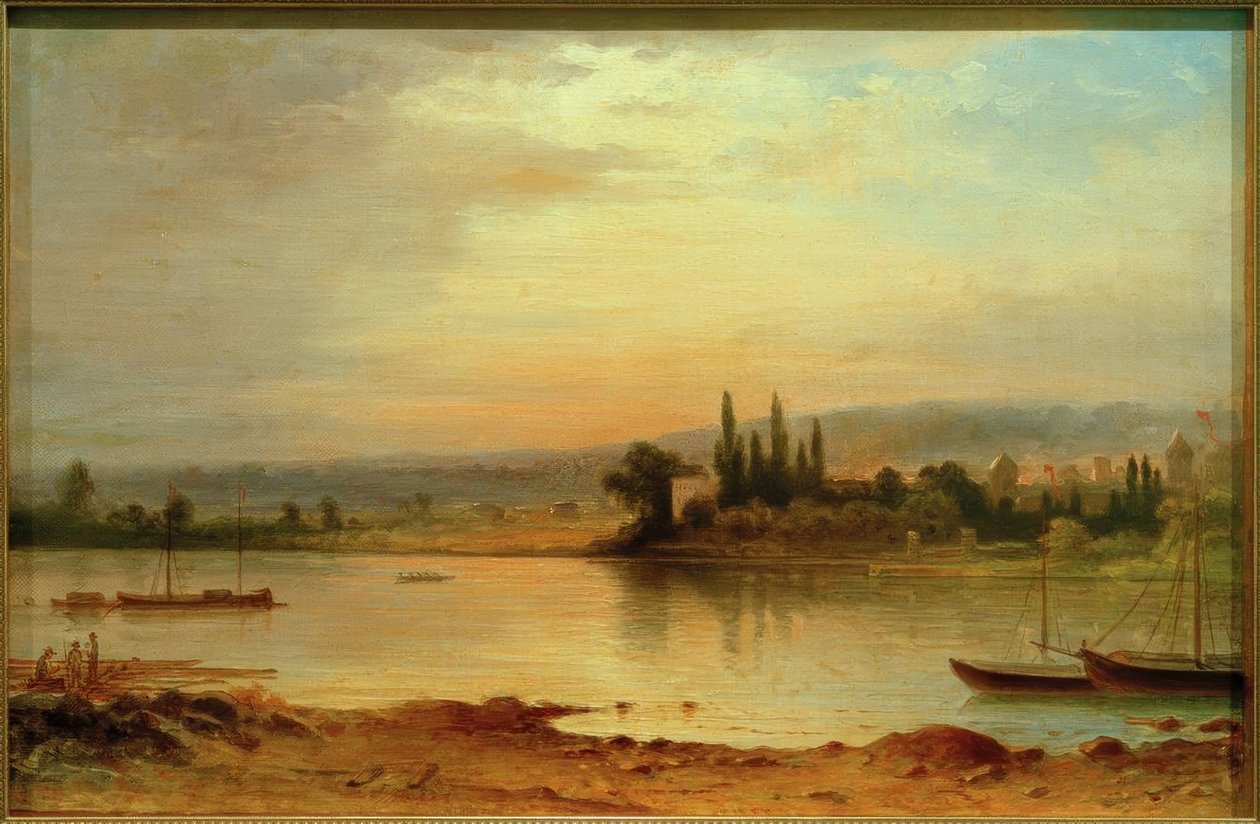 Blick auf das Ostende von Sachsenhausen von Carl Morgenstern