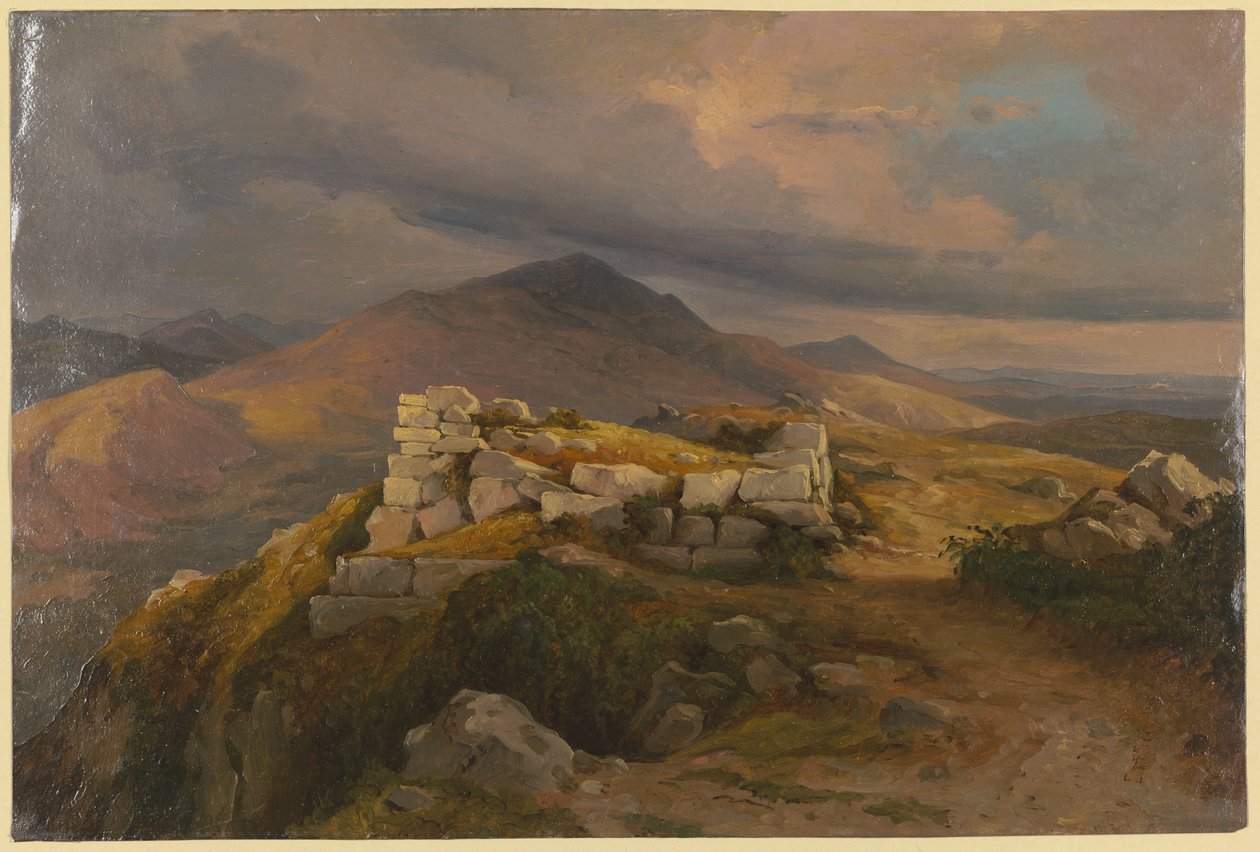 Eine Zyklopenmauer bei Civitella, dem heutigen Bellegra von Carl Morgenstern