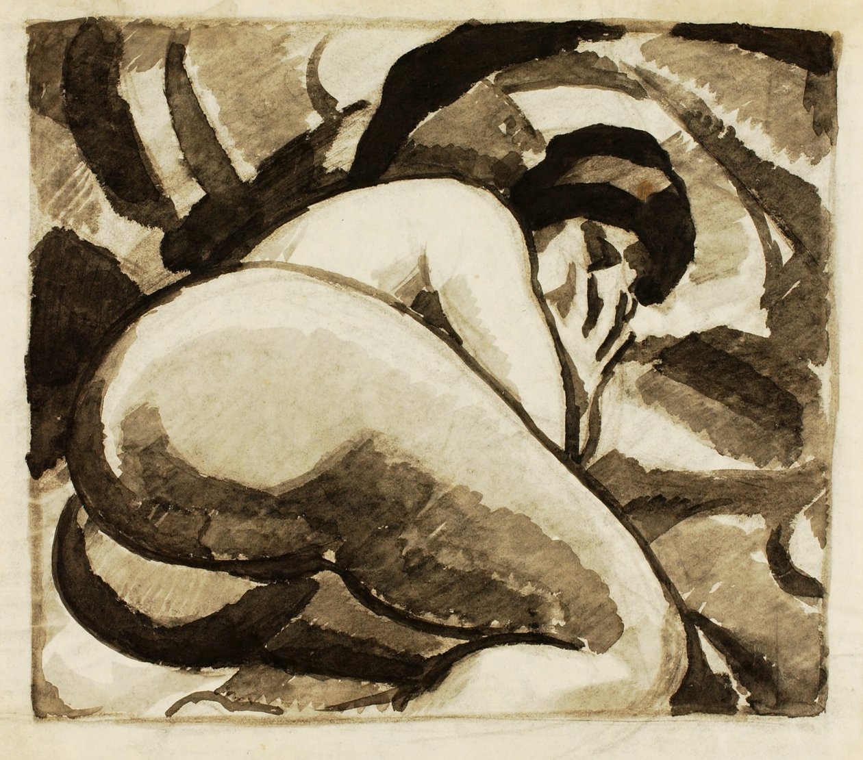 Liegender weiblicher Akt von Carl Newman
