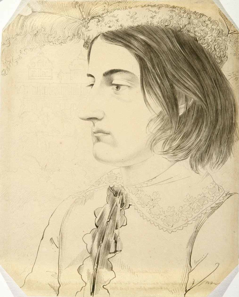 Ludwig Simon, Theologiestudent, 1816 von Carl Philipp Fohr