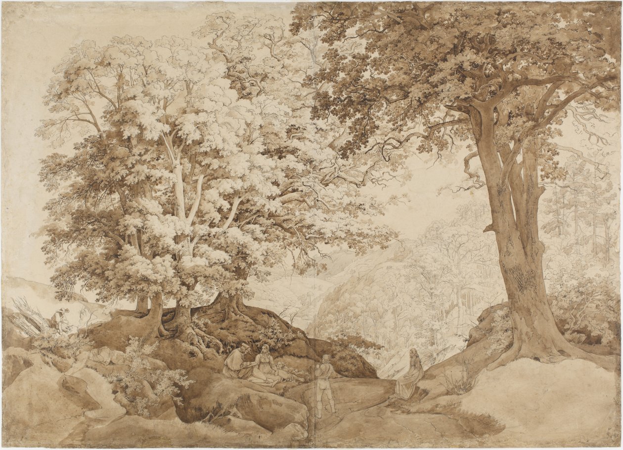 Ruhe im Eichenwald von Carl Philipp Fohr