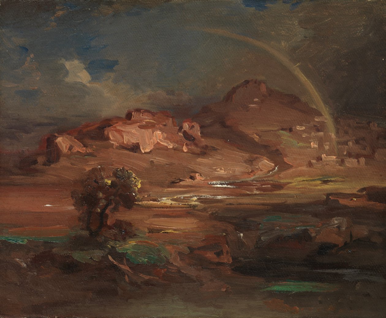 Der Friedhof bei Pronoia in der Nähe von Nauplia, ca. 1841-47 von Carl Rottmann
